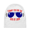 stayin' fly for the 4th of july Baby Beanies
