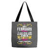 i am a february women Tote Bags