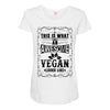 Awesome Vegan Maternity Scoop Neck T-shirt