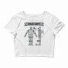onward robots! &ndash; by chris ware Crop Top