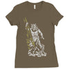 zeus gott griechenland olymp herrscherblitz jupiter mythologie Ladies Fitted T-Shirt