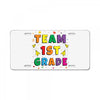 team 1st grade License Plate