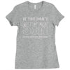 if you don't sin jesus died for nothing Ladies Fitted T-Shirt
