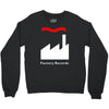 factory records   retro record label   mens music Crewneck Sweatshirt
