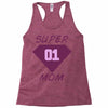 super mom 01 Racerback Tank
