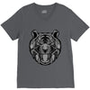 tiger zentangle V-Neck Tee