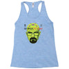 no brain no gain Racerback Tank