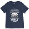 Motorcycles Uncle V-Neck Tee