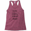 number one dad funny t shirt binary nerd geek tee s 3xl Racerback Tank