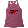mama christmas bear Racerback Tank