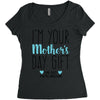 I'm Your Mother's Day Gift Dad Says You're Welcome Boy Women's Triblend Scoop T-shirt