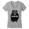 mansulation Women's V-Neck T-Shirt