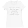 funny engineer geek quote Ladies Fitted T-Shirt