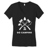 Go Camping Women's V-Neck T-Shirt