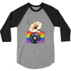 Ceremony of Love with Rainbow Colors 3/4 Sleeve Shirt