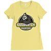 sasquatch hunter Ladies Fitted T-Shirt