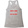 its not just a dog youre just an idiot Racerback Tank