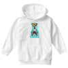 pizza shark graphic Youth Hoodie