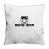 people shoot Throw Pillow