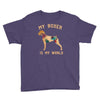my boxer is my world Youth Tee
