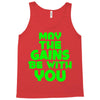 gym gains fitness slogan Tank Top