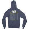 June Girl Facts Gemini Zipper Hoodie