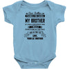 Thanks For Being My Brother, Love, Your Lil Brother Infant Clothing