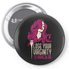 hair stylist virginity Pin-back button