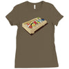 pop sushi Ladies Fitted T-Shirt