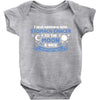 I Love Someone with Stomach Cancer to The Moon and Back to Infinity Baby Bodysuit