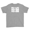pro life, pro god, pro gun Youth Tee