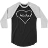 bitches heart 3/4 Sleeve Shirt