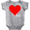 Besties Heart Family Matching Baby Bodysuit