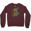 mega turtles Crewneck Sweatshirt