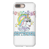 unicorns are born in september cute unicorn iPhone 8 Plus