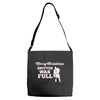 merry christmas shitter was full Adjustable Strap Totes