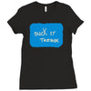 suck it trebek Ladies Fitted T-Shirt
