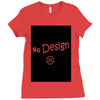 no design fashion Ladies Fitted T-Shirt