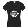 fake news Women's V-Neck T-Shirt