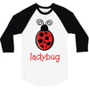 lady bug 3/4 Sleeve Shirt