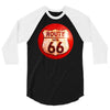 route 66 sign distressed, ideal birthday gift or present 3/4 Sleeve Shirt