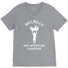 hillbilly hog wrestling champ  funny  comic wrestling redneck V-Neck Tee