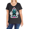 sticker pack Ladies Curvy T-Shirt