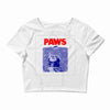 paws (jaws) Crop Top