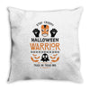 halloween warrior Throw Pillow
