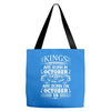 Real Kings Are Born On October 19 Tote Bags