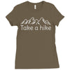 outdoors hiking and camping Ladies Fitted T-Shirt