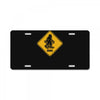 big foot xing big foot crossing sasquatch License Plate