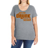 drunk show Ladies Curvy T-Shirt