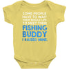 fishing buddy Baby Bodysuit